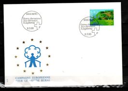 1988 - FDC / Werbemarken - Europ. Kampagne für den länd.Raum