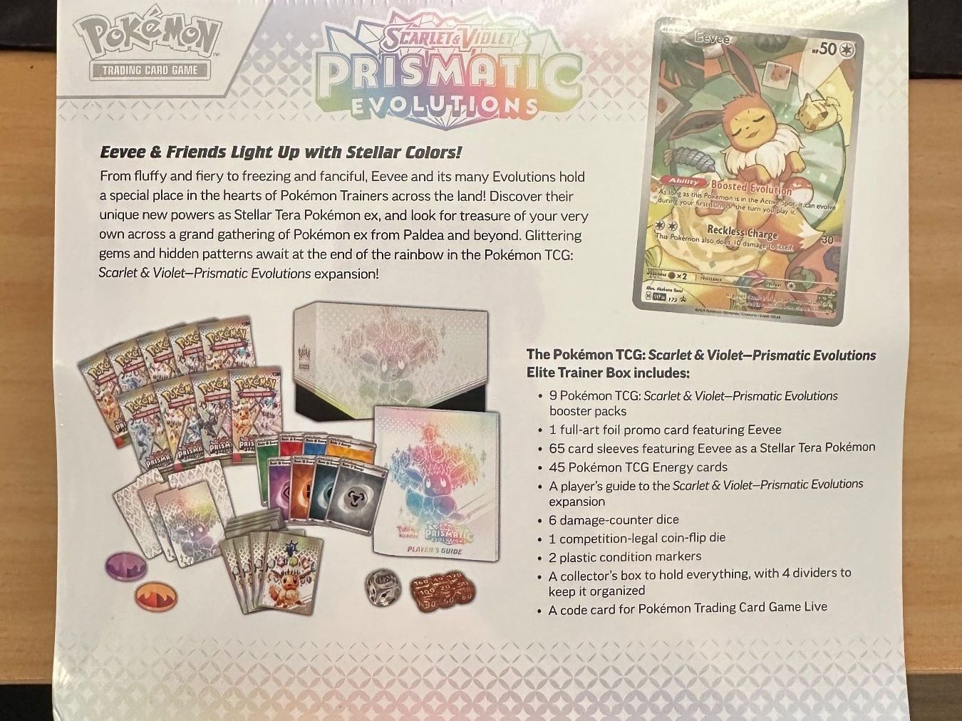 Pokémon Sammelbilder & Trading cards: Prismatic Evolutions Elite Trainer Box EN🇬🇧 – Neu und originalverpackt aus Wetzikon ZH von ys21 1