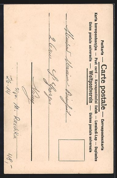 Ansichtskarten: Raphael Kirchner sign. M. Raschka: La Gu – Gebraucht aus Berlin von bartko-reher 1