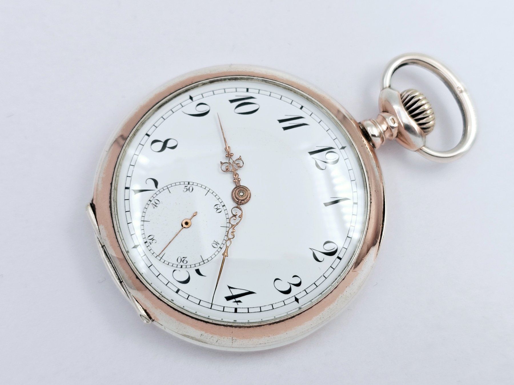Orologi: Antike Taschenuhr 800 Silber – Usato da Bassersdorf venduto da AnkerWatch