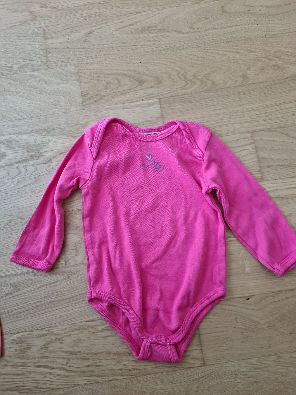 Biancheria intima: Body langarm 2er Pack Grösse 68 Rosa  – Usato da Horw venduto da Mirii91 1
