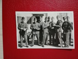 Photokarte Militär Soldaten Schweiz Foto Tritten Lugano