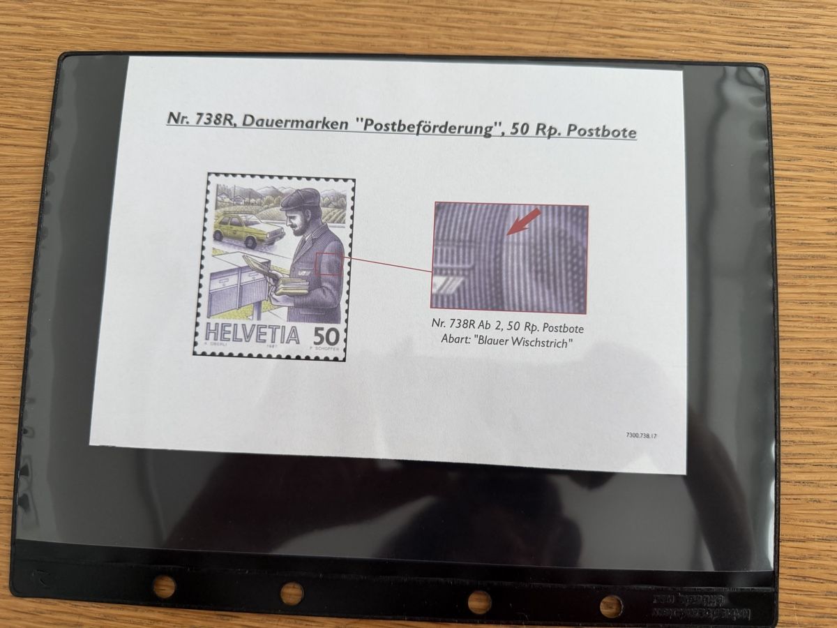 Alle Briefmarken: 4 Schweizer Abarten  – Neu (gemäss Beschreibung) aus Murgenthal von Tina_4055 3