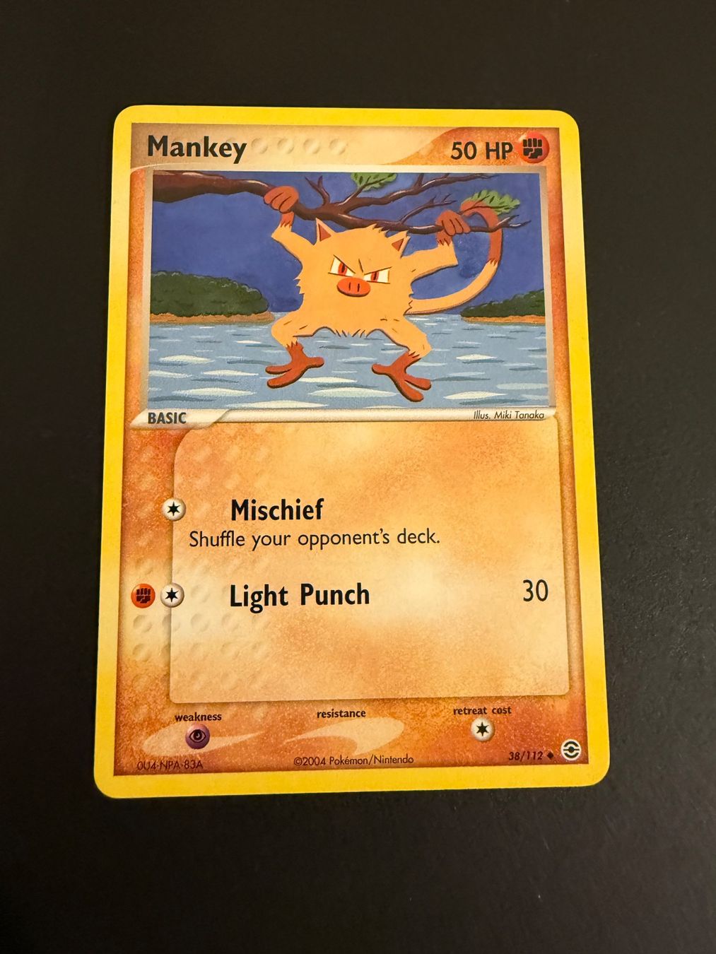 Pokémon Carte collezionabili: Mankey - ex FireRed & LeafGreen 38/112 – Usato da Zürich venduto da pokemon_cards