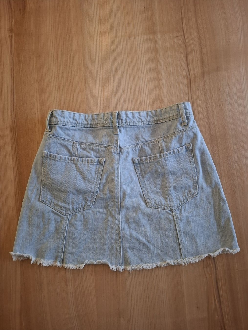 Röcke: Y2K Jeansrock hellblau distressed Minirock, Sommer – Gebraucht aus Mollis von Fr.Dieti 1