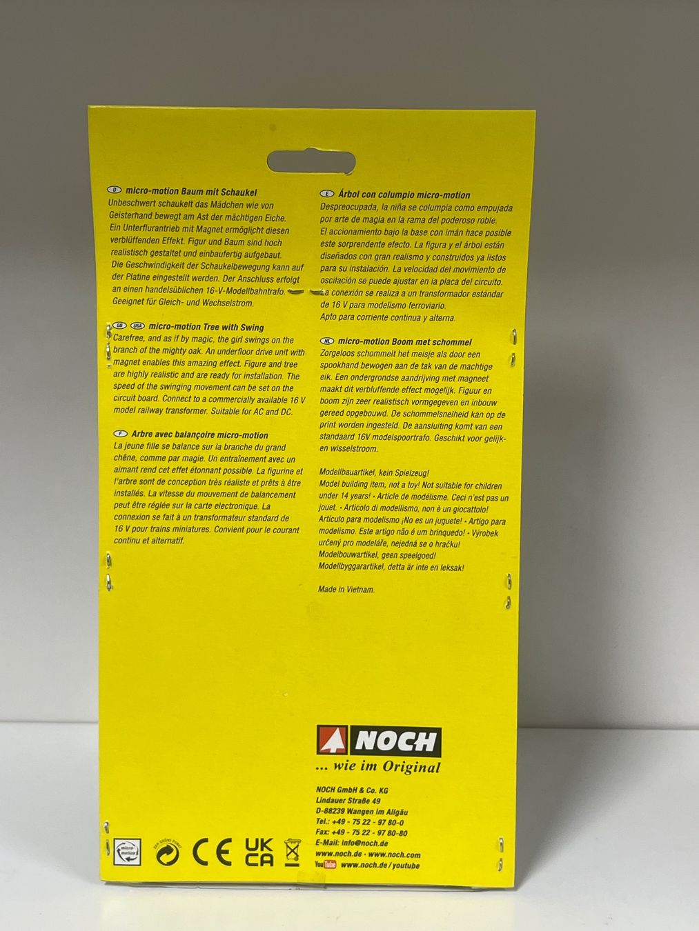 Noch Modellini di ferrovie: Noch 21768 micro-motion Baum mit Schaukel  H0 – Nuovo e nell'imballaggio originale da Neuenhof venduto da ludovicco 2