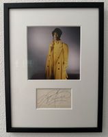 Prince Autogramm gerahmt