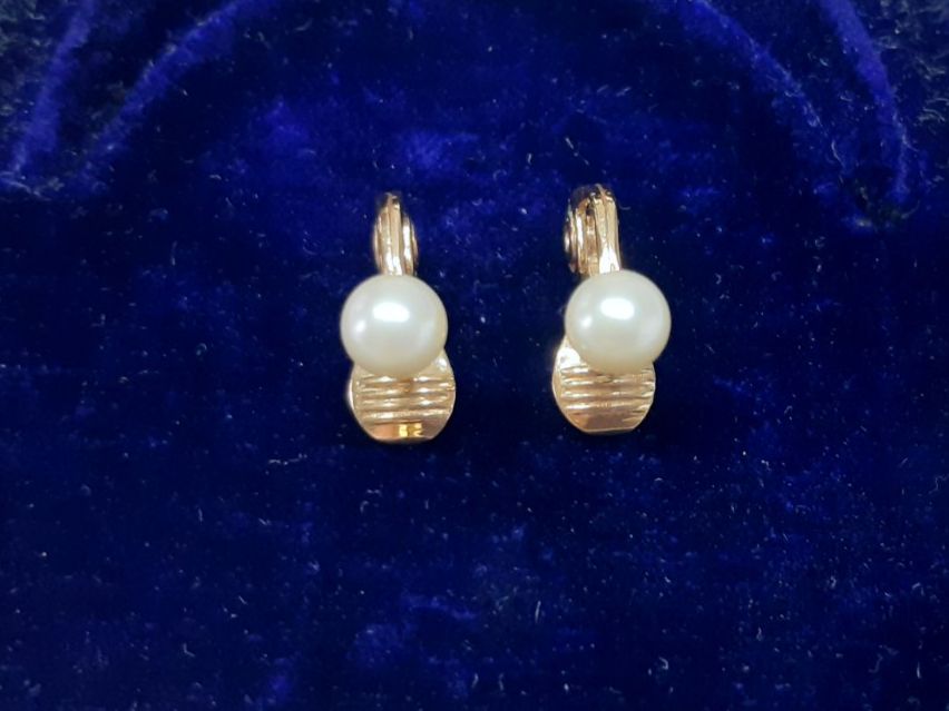 Ohrringe & -stecker: Perlenohrring-Clips - Clips boucles d'oreilles – Gebraucht aus Savagnier von Marderuth 1