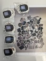 Sticker Set Vintage Fernseher Motiv, 250 Stück, Neu