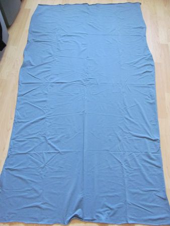 Jersey Stoff, blau, 1m x 1.80m, ideal für Basic Shirts