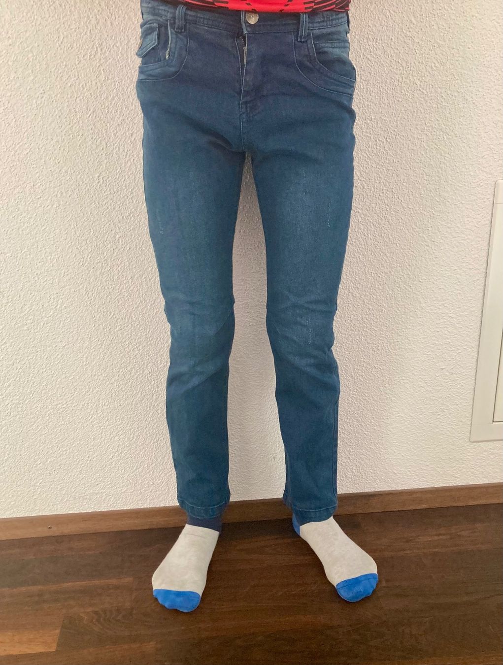 Pantaloni: Jeans Grösse 134, dunkelblau – Usato da Hochdorf venduto da seetaler12 2