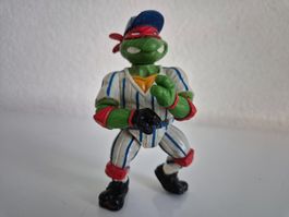 TMNT Ninja Turtles Action Figure Raphael Baseball 1991