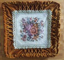 Kissenüberzug aus Brokat  und Samt - 41 cm x 41 cm -