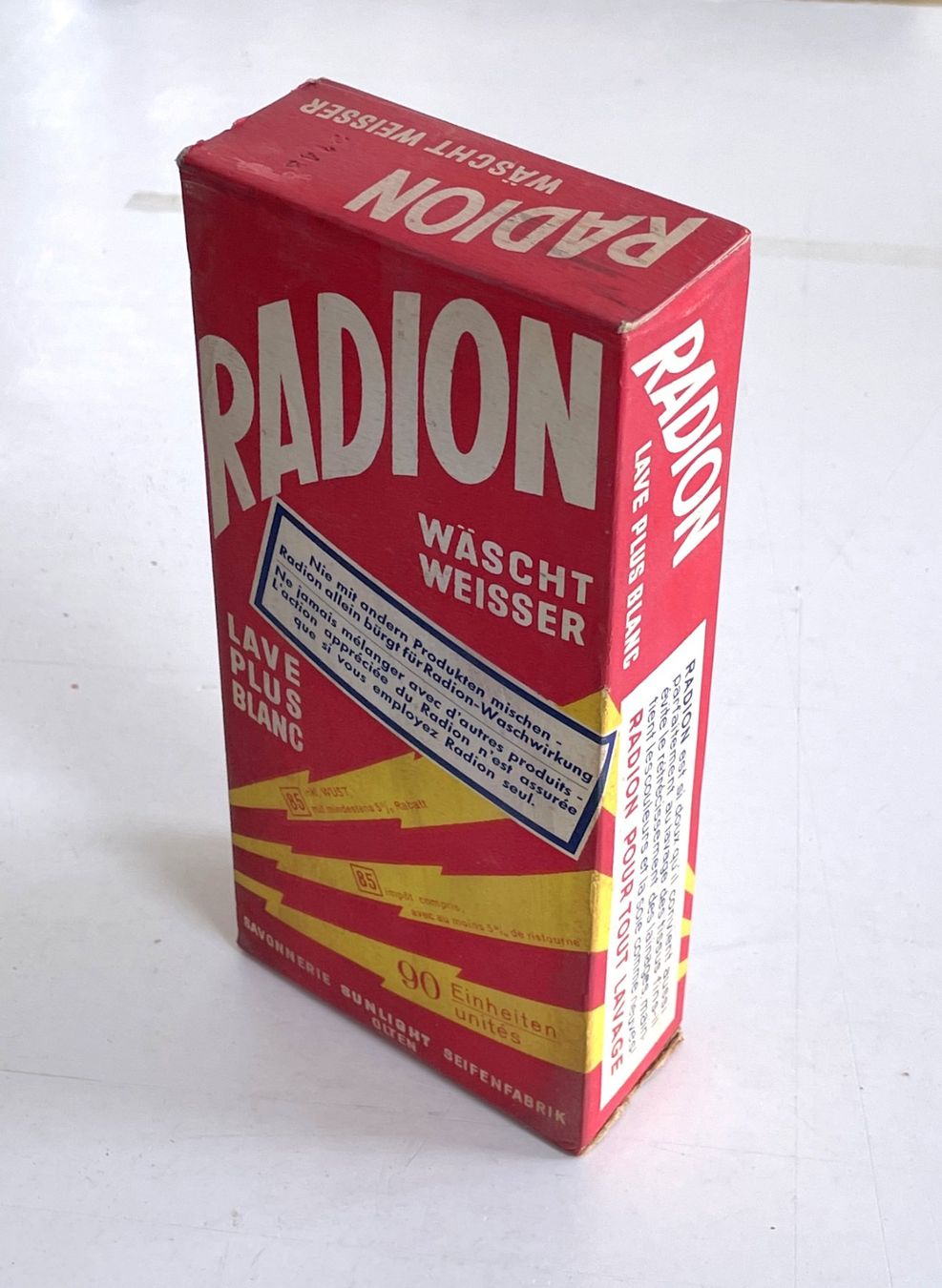 Grafica & Litografie: Alte Werbe Verpackung Radion ungeöffnet & Werbungen – Usato da Savagnier venduto da Ne2065 1