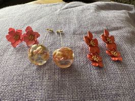 Ohrstecker Blumenmotive