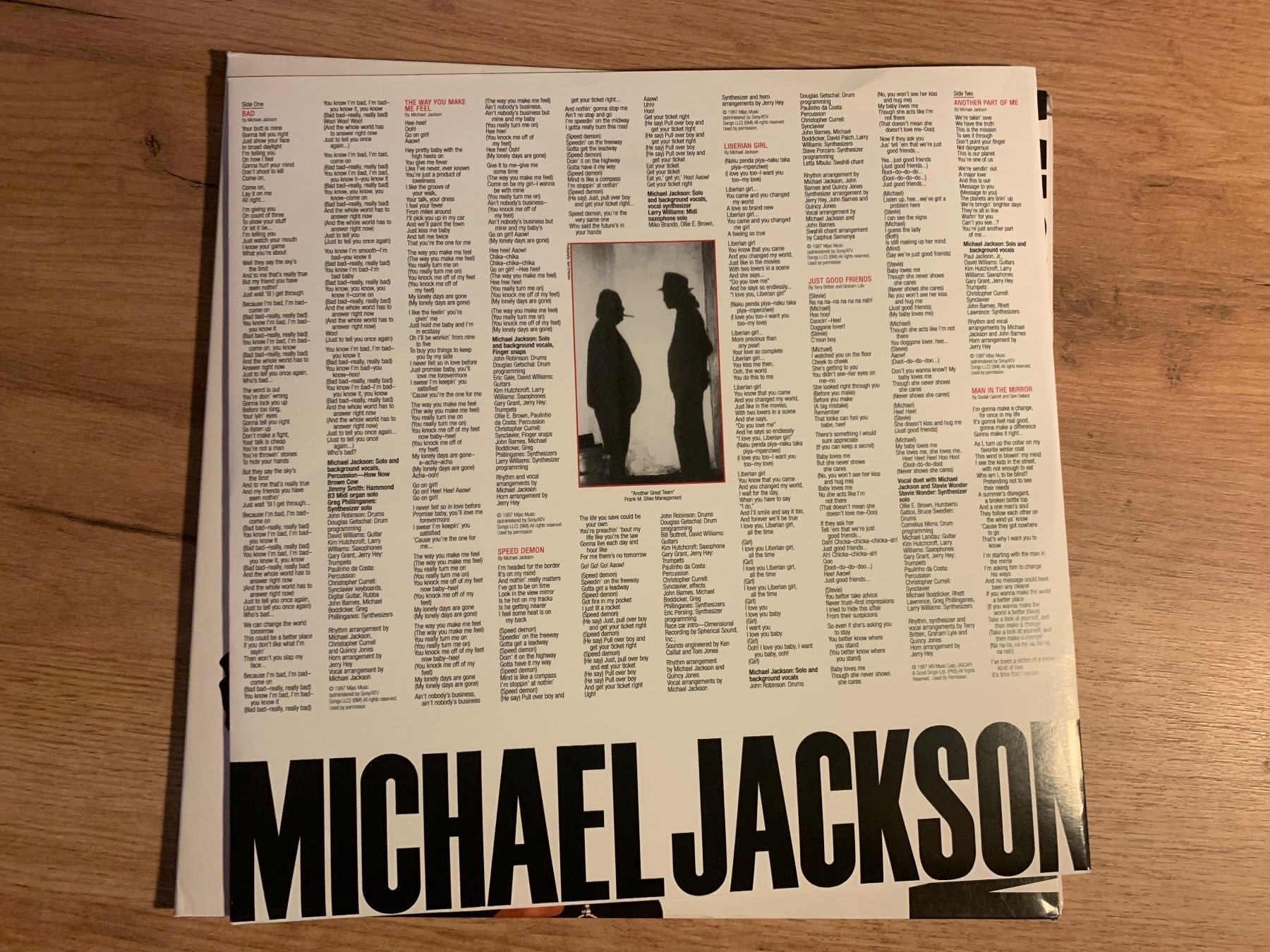 Schallplatten: MICHAEL JACKSON - BAD...RE EU 2015...VG+/VG+ – Neu und originalverpackt aus Gals von Diskopat 3