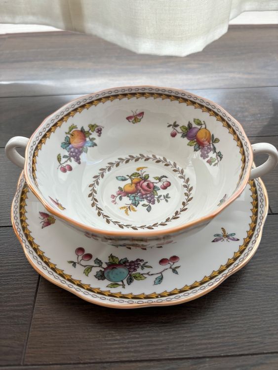 Vintage Spode England Rockingham Suppentass 20cm( 1950-1985) (Gebraucht ...