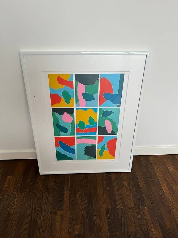 Poster & Bilder: Original Bunte Collage Wandkunst II – Gebraucht aus Zug von NinaIwe