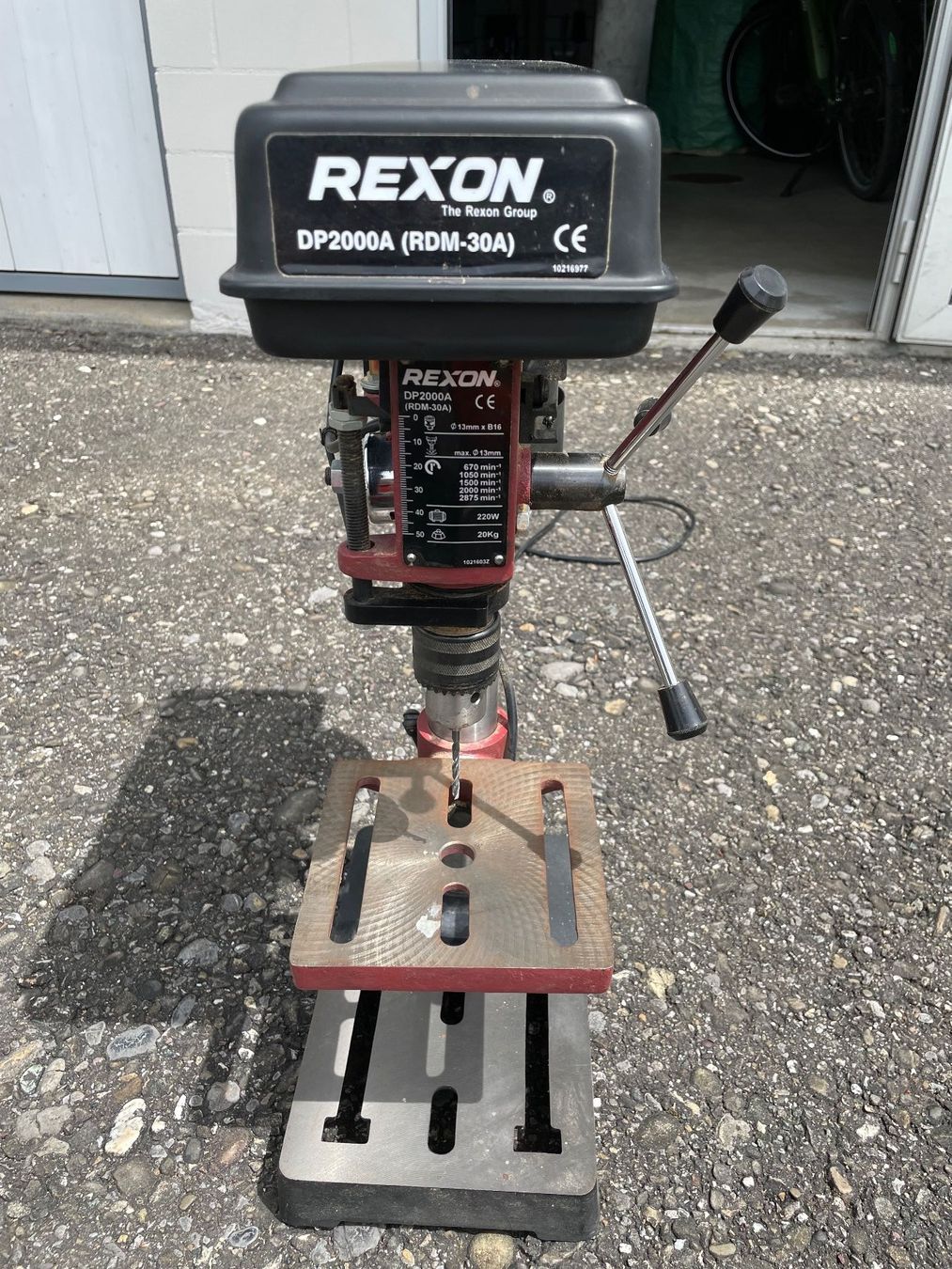 Trapani: Rexon DP2000A Tischbohrmaschine – Usato da Brunegg venduto da dav_vhz9 1