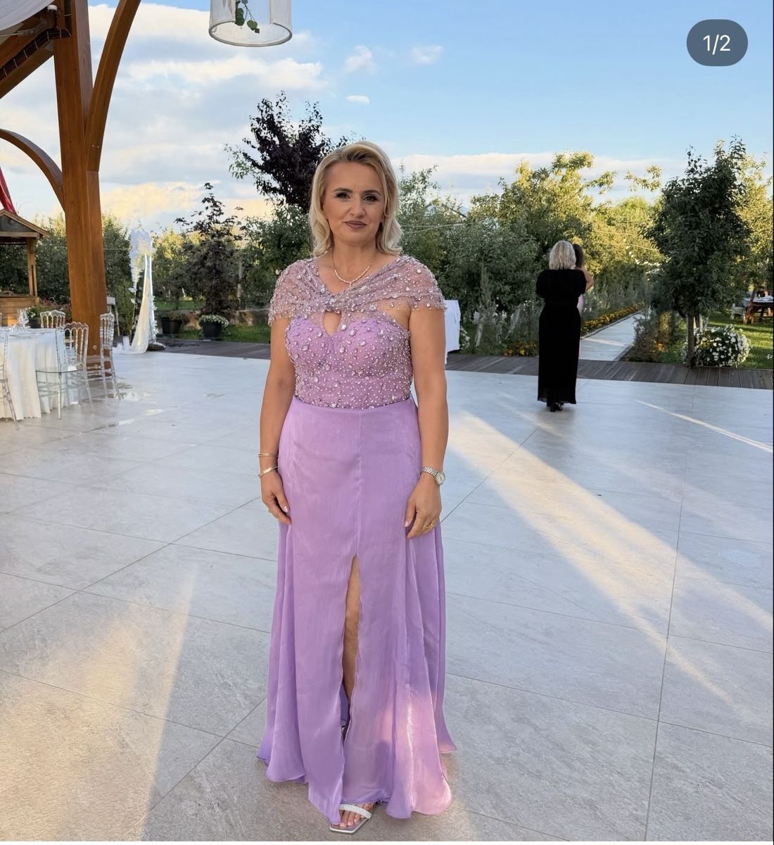 Kleider: Lila Abendkleid – Neu (gemäss Beschreibung) aus Hunzenschwil von kry_hc67