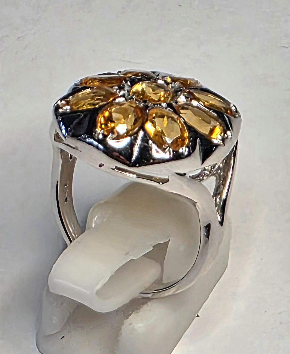 Bagues: Citrin Fingerring – Neuf (Voir description) à Zürich par adriben 9