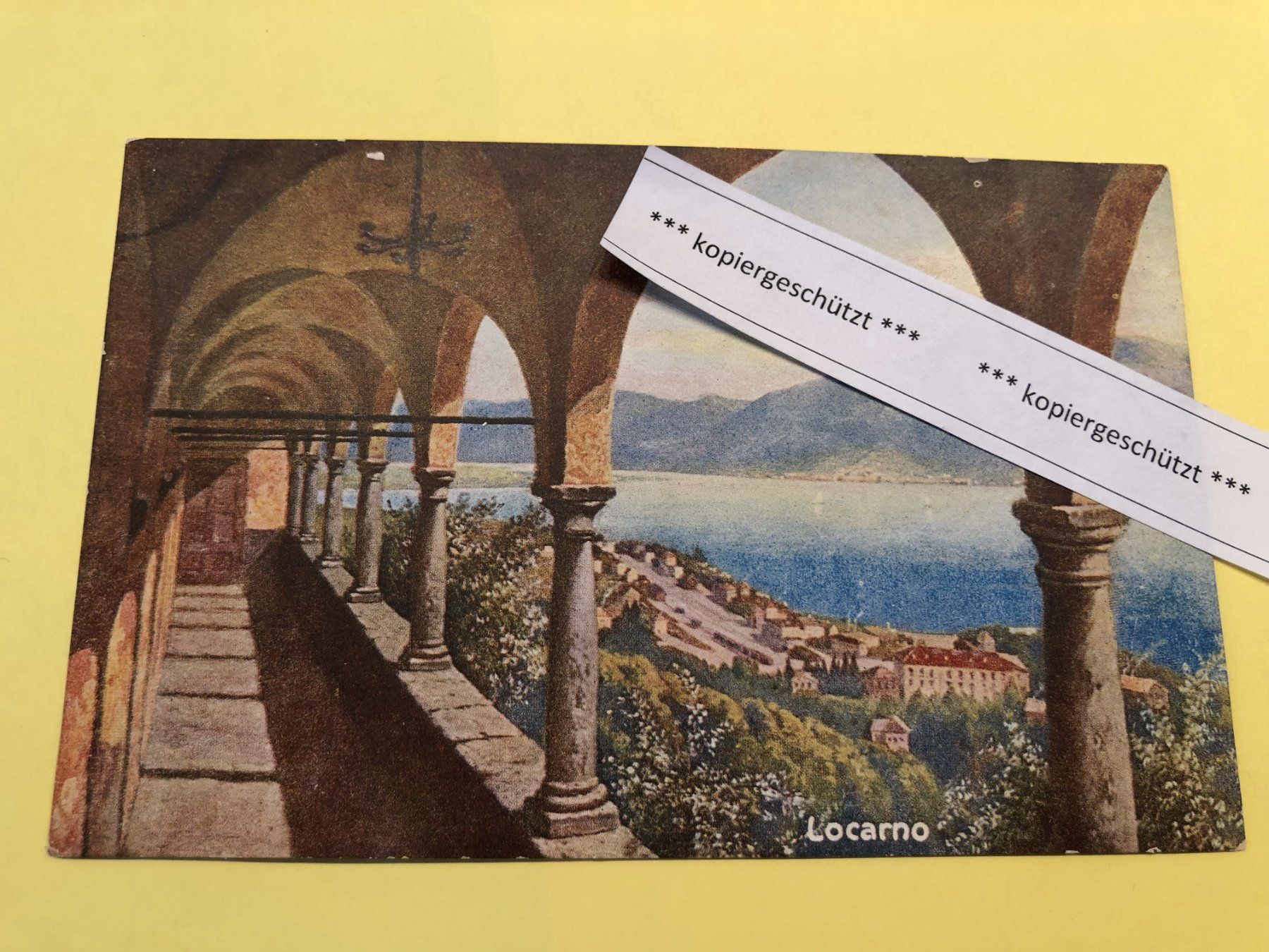 Cartoline postali: Locarno, AK alt, ungelaufen – Usato da Hefenhofen venduto da Bierinder