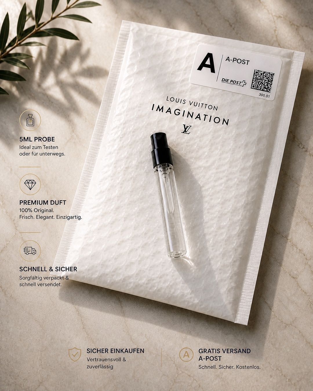 Louis Vuitton Profumi & Eau de Toilette: Louis Vuitton - Imagination - 5ml Probe – Nuovo (secondo la descrizione) da Bad Zurzach venduto da ParfumHubCH 3