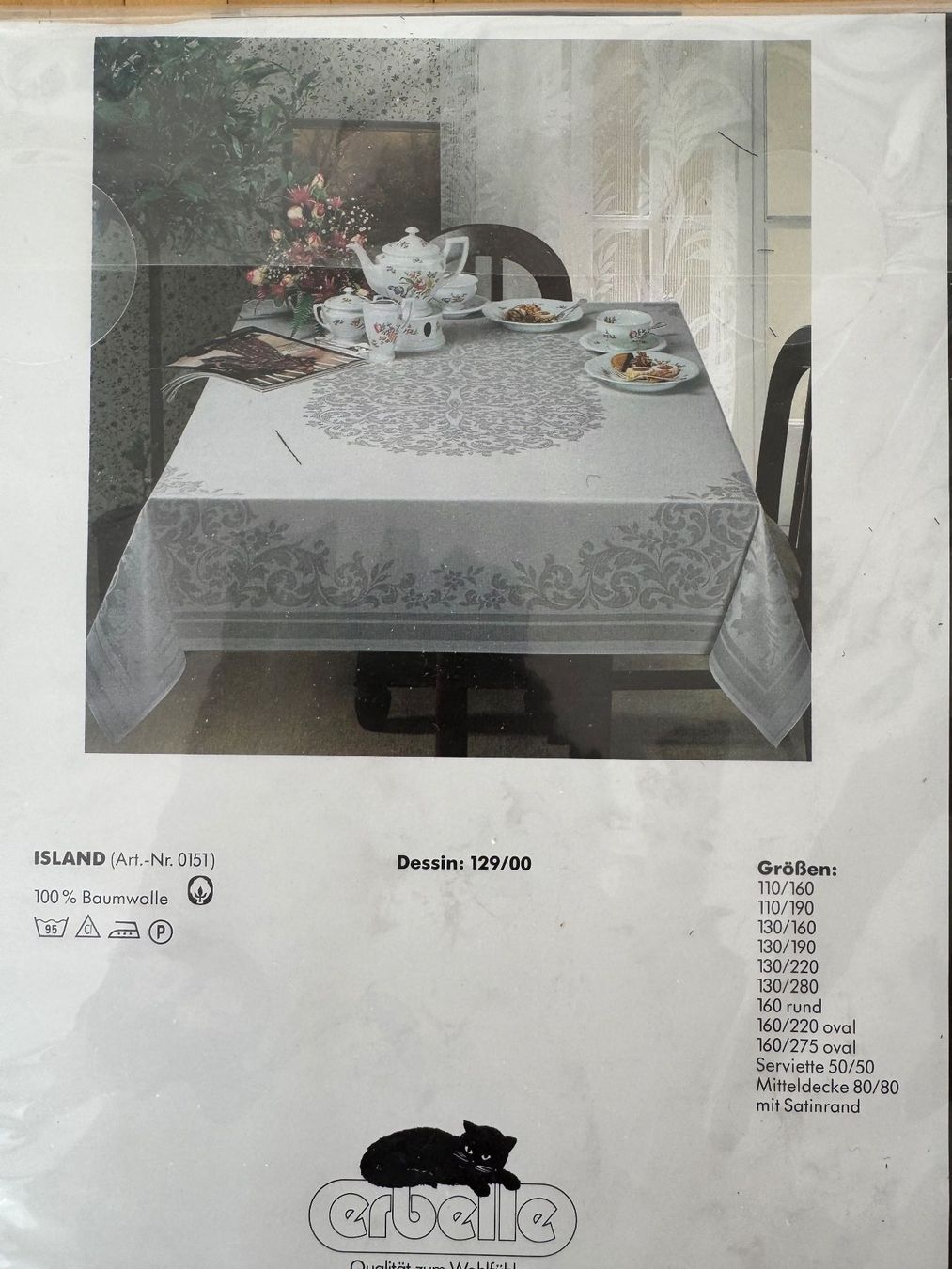 Altra biancheria da tavola: Tischdecke weiss  130/160 – Nuovo e nell'imballaggio originale da Gockhausen venduto da Porcini56 2