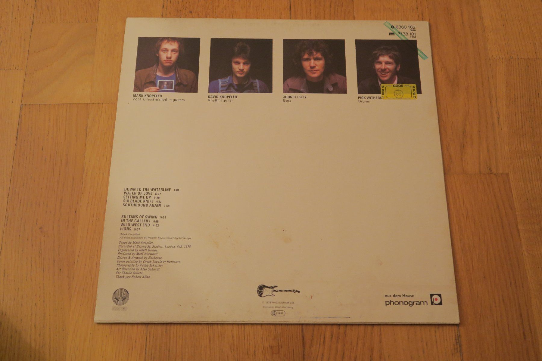 Schallplatten: Dire Straits – Dire Straits – Gebraucht aus Thun von Karibu70 1