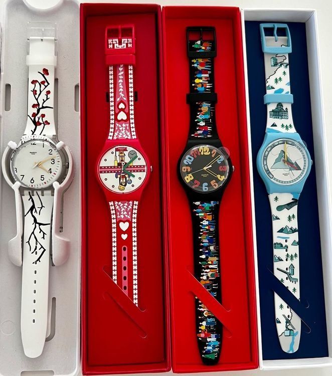 Swatch Uhren: Swatch Aktionärsuhren 2021-2025 – Neu und originalverpackt aus Stans von carla9413