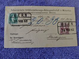 Toller Brief Bern 1882