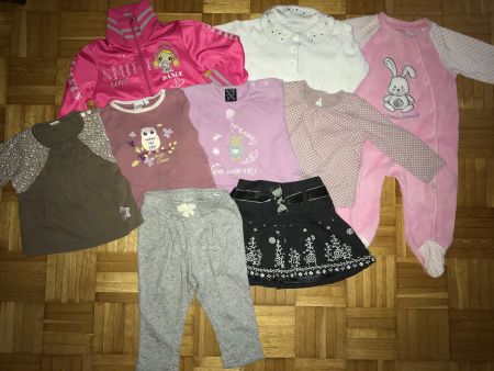 Mädchen Kleiderset Herbst Grösse 74