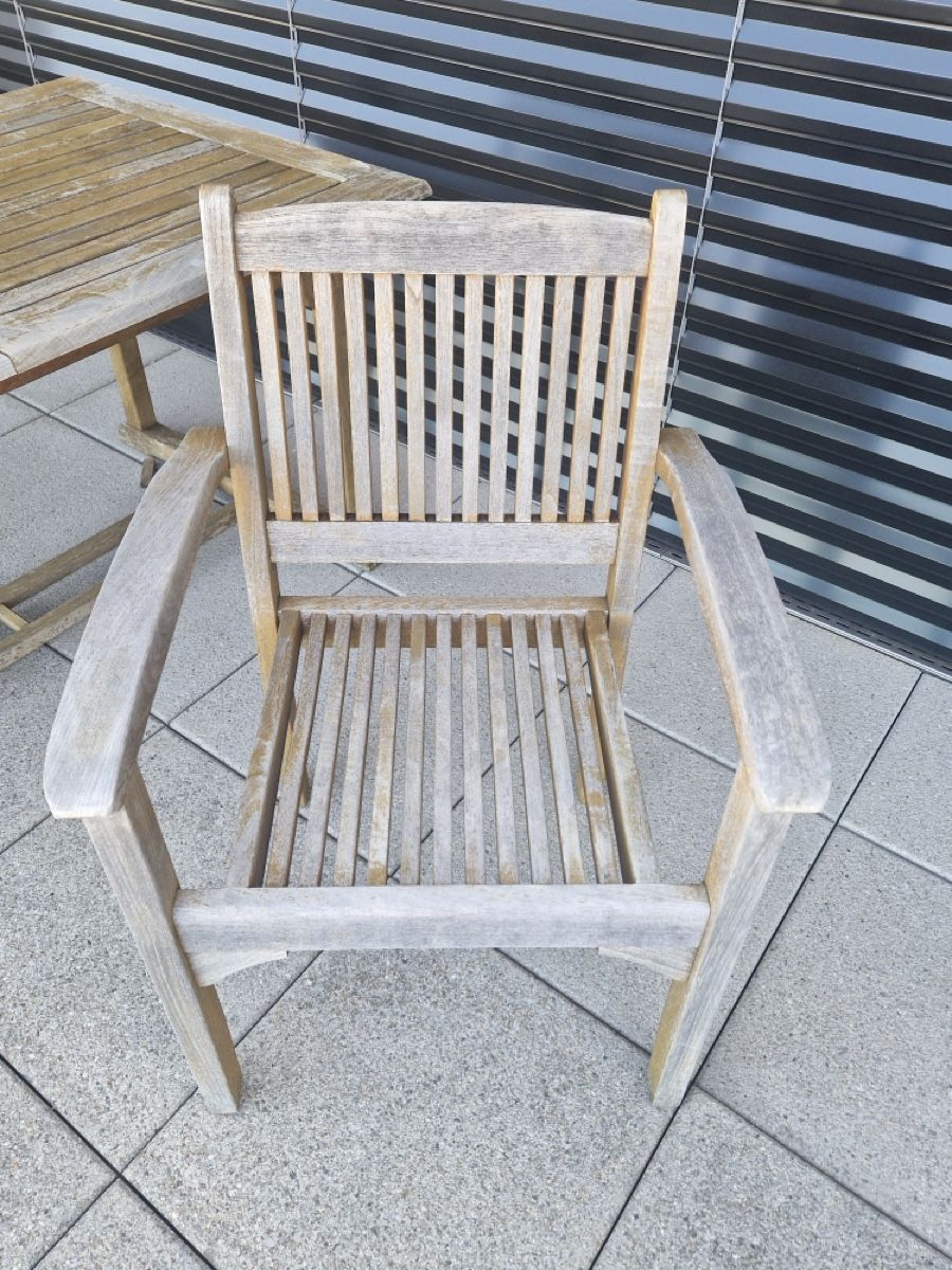 Set de table et chaises: Gartenmöbel- Tisch u. 4 Stühle – D'occasion à Zürich par gucks 4