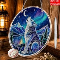 Diamond Painting Aufhänger Wolf
