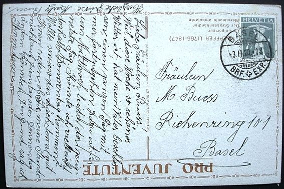 Cartoline postali: PRO JUVENTUTE AK Der Strassenhändler – Usato da Jona venduto da philajona 1