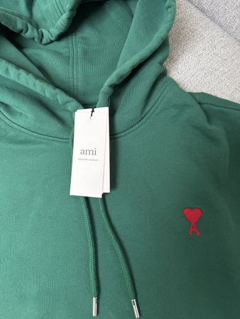Ami Paris Hoodie, Grün, NEU mit Etikett, Grösse S