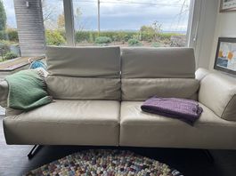 Ledersofa 3-Sitzer Calia Italia