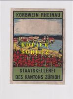 Etikette - Korbwein Rheinau /bd