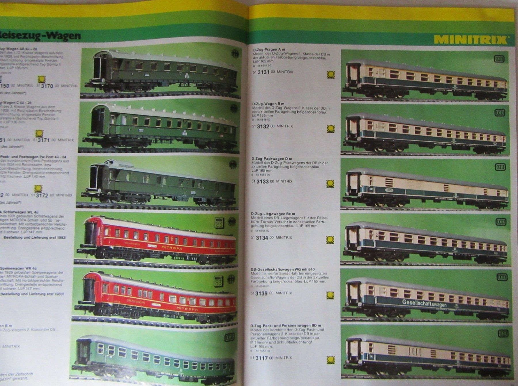 Trix Modellini di ferrovie: TRIX Gesamt-Katalog 82/83 Trix HO – Usato da Rüdtligen venduto da Carfield04 5