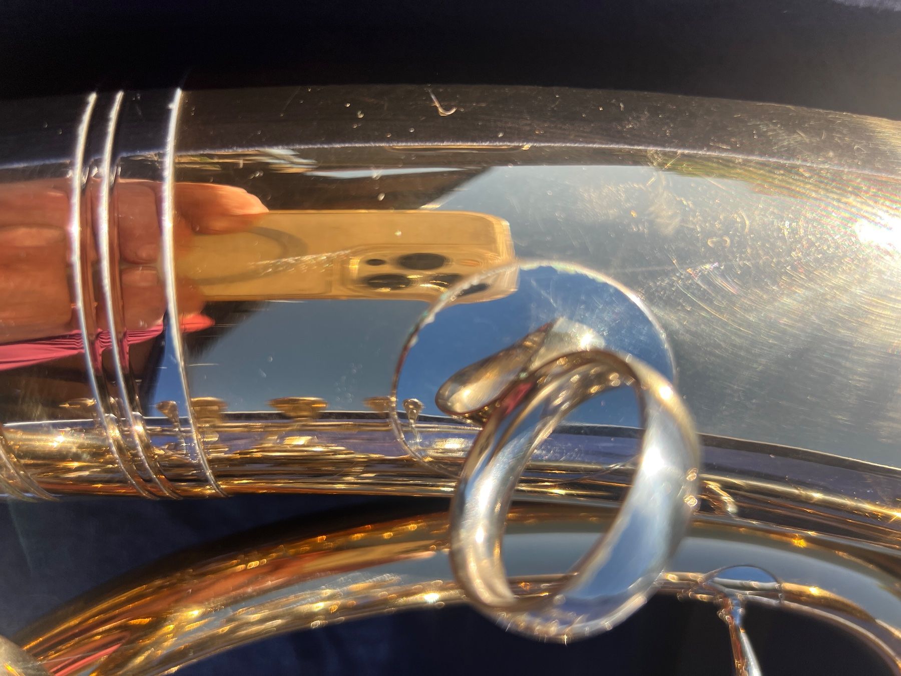 Musikinstrumente: Baryton, Goldmessing – Gebraucht aus Malix von Hurasch 6