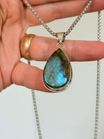 Collier Labradorite - Été étincelant!