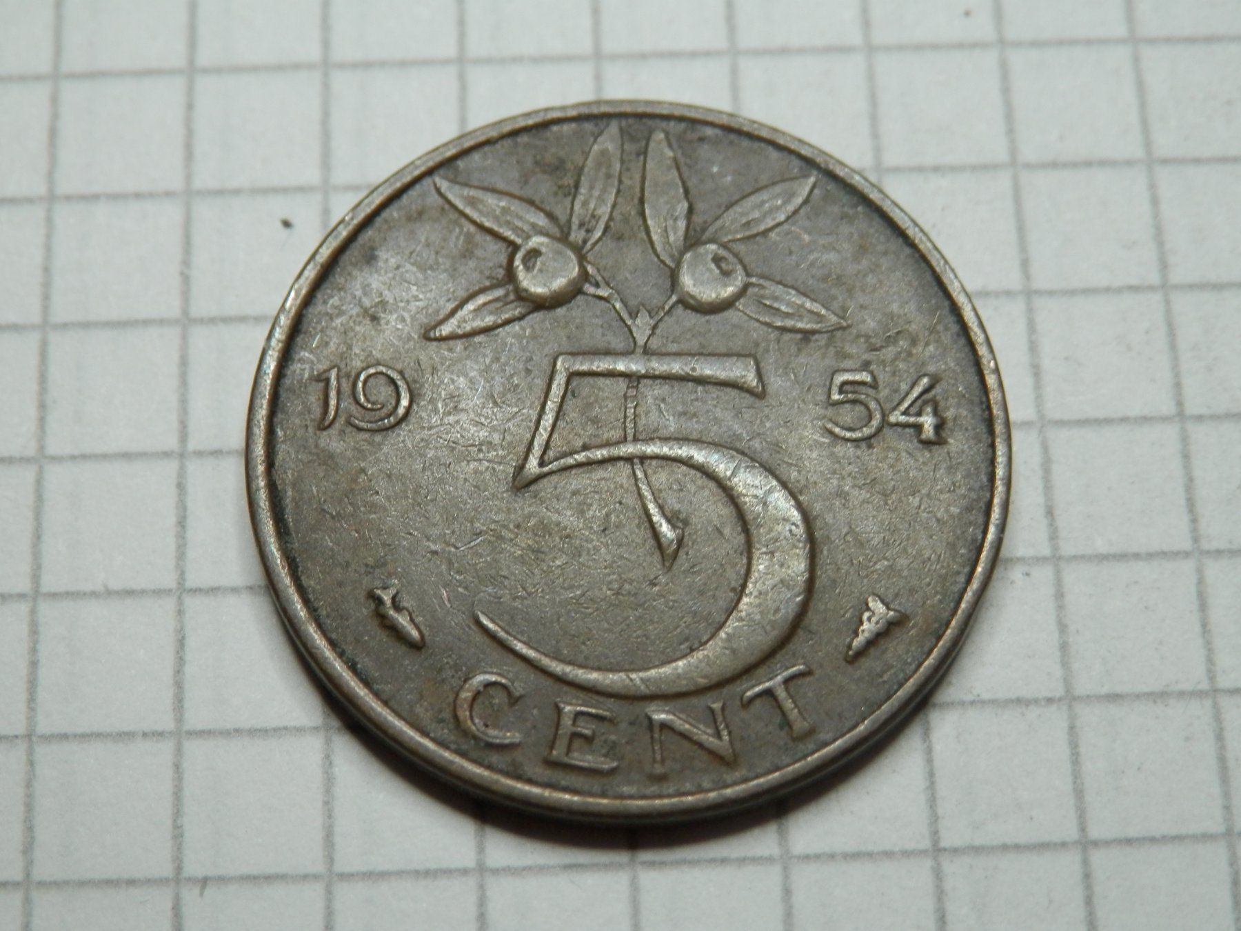 Tutti le monete: Niederlande 5 Cent, 1954 – Usato da Weiach venduto da weiach81