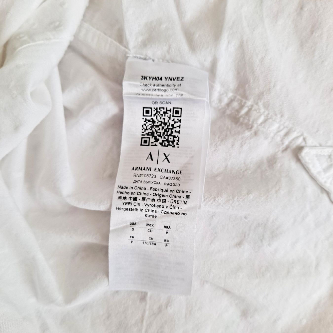 Armani Camicette: Armani Bluse, Top, Gr. S – Usato da Liestal venduto da Mas-Y-Mas 2