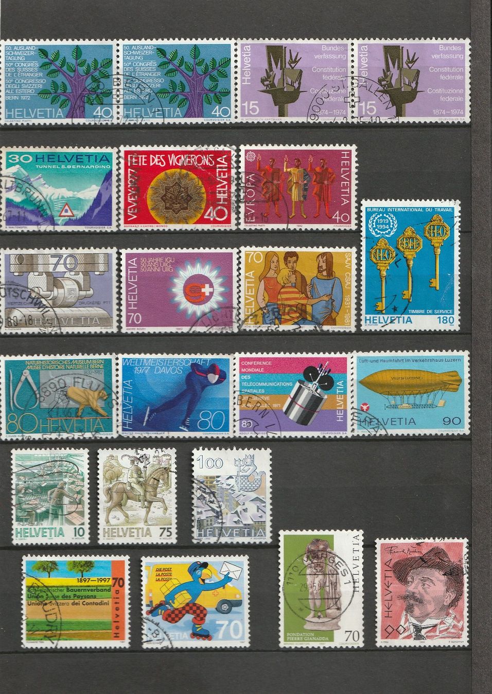 Tutti i francobolli: diverse Schweizer Briefmarken – Usato da Basel venduto da chrisKB 6