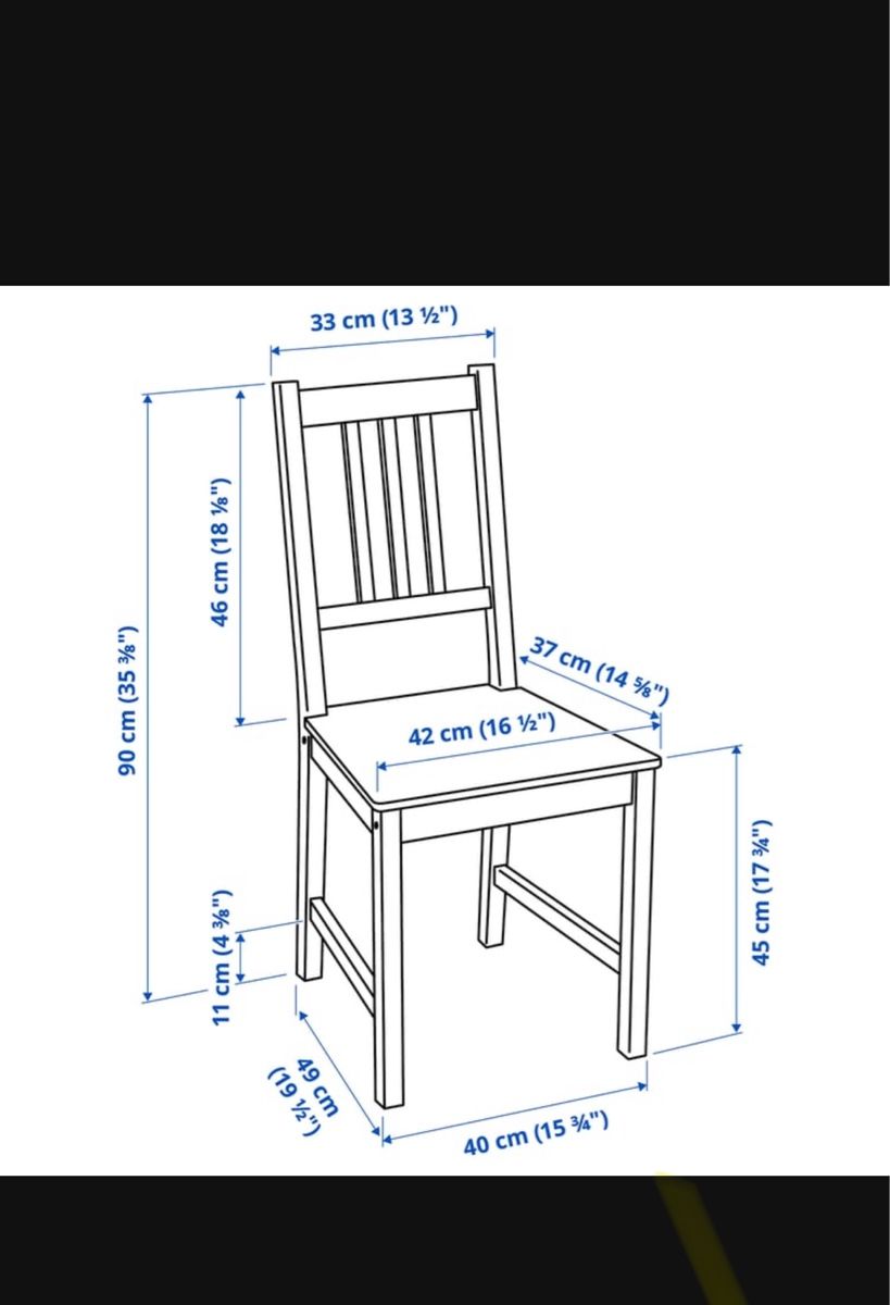 Ikea Sedie: Two Ikea black chairs – Usato da Dietlikon venduto da clf_g9mp 1