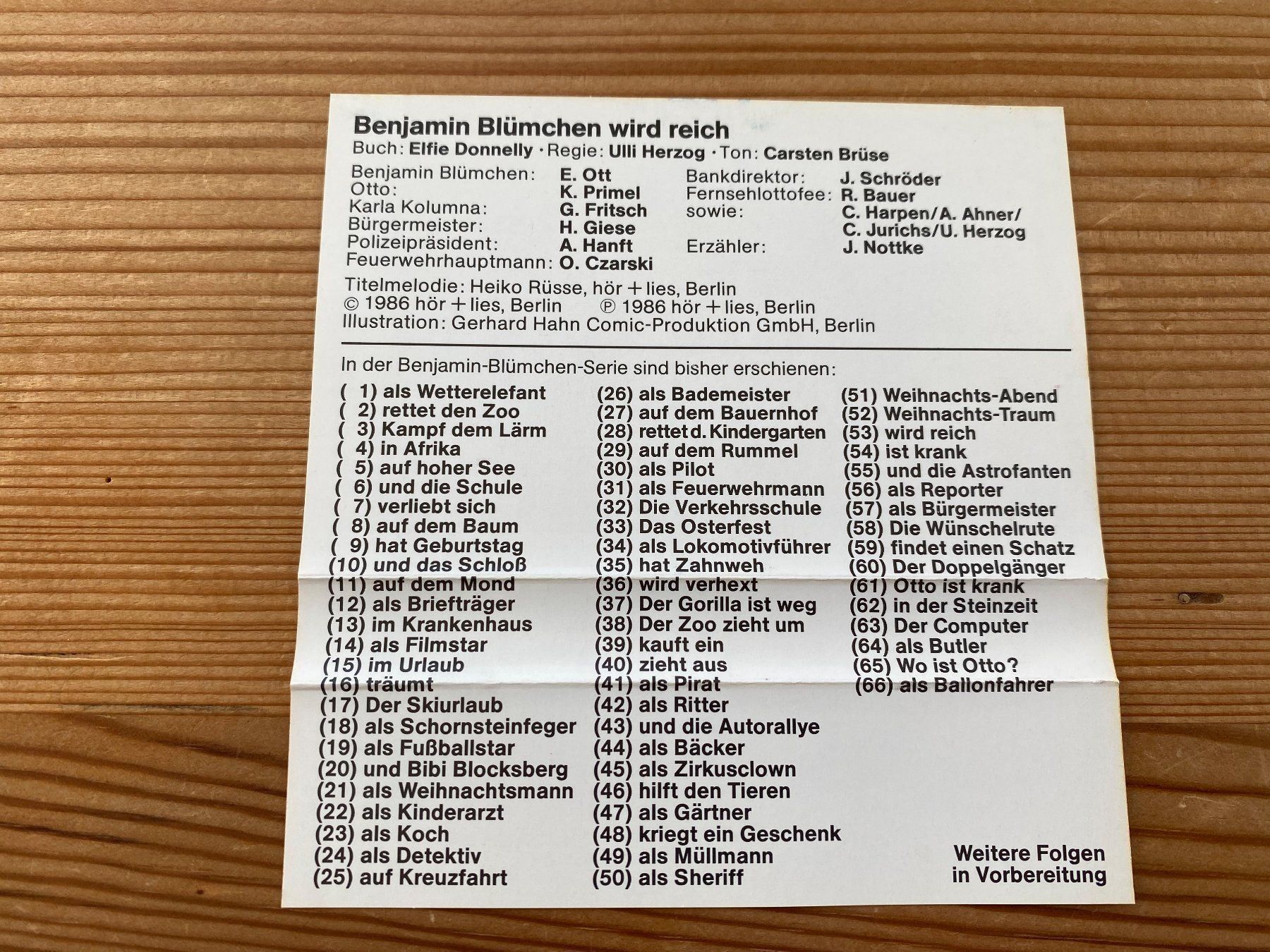 Musicassette: Kassette – Benjamin Blumchen (53) – Usato da St.Gallen venduto da kingsamas 4