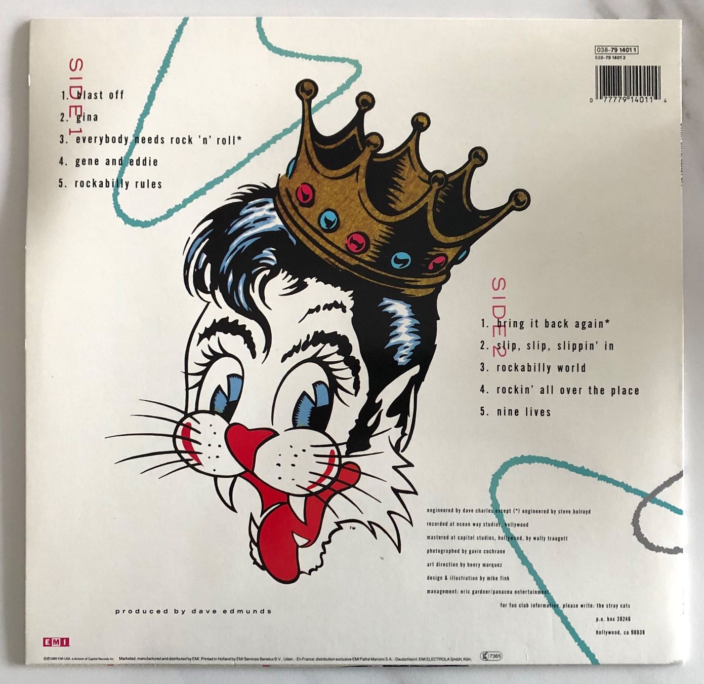 Vinyles: STRAY CATS - BLAST OFF ! – D'occasion à Poliez-Pittet par Newtown-Records 1
