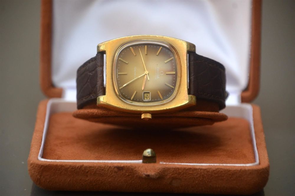 Armbanduhr vergoldet / Montre Omega Automatic plaqué or  G20 5
