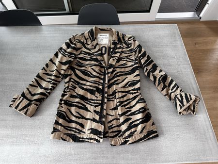 Zadig&Voltaire Jacke, Zebra-Print, Grösse XS, Top Zustand!
