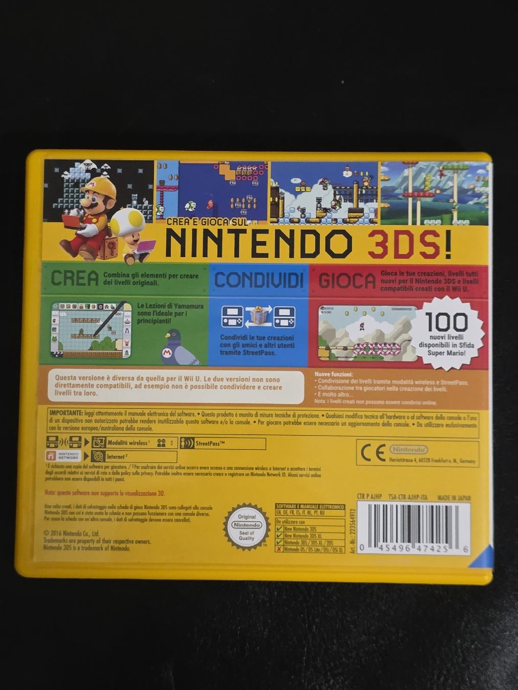 Giochi: SUPER MARIO MAKER 3DS | NINTENDO 3DS – Usato da Bellinzona venduto da egemon 1